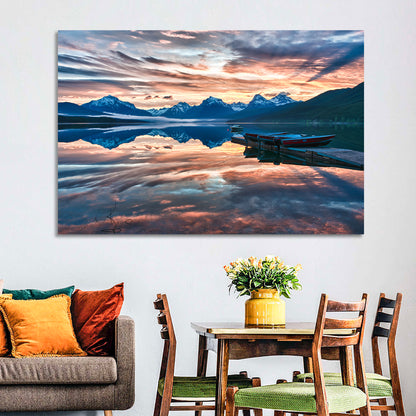 Lake Mcdonald Sunrise Wall Art