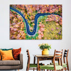 Winding Forest Road Wall Art