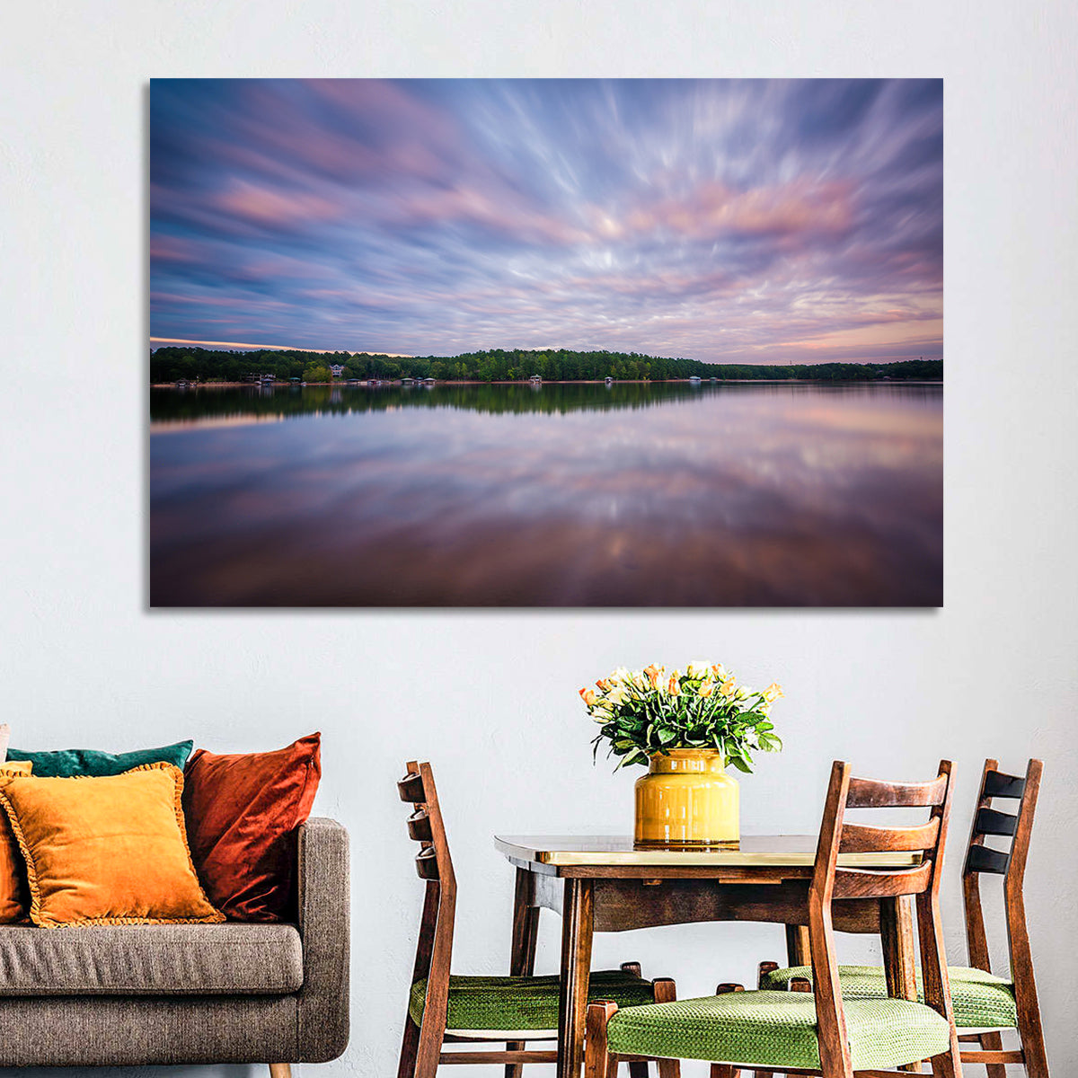 Lake Norman Morning Reflection Wall Art