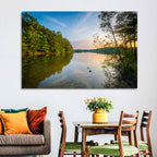 Lake Norman Golden Reflections Wall Art