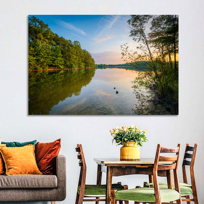 Lake Norman Golden Reflections Wall Art