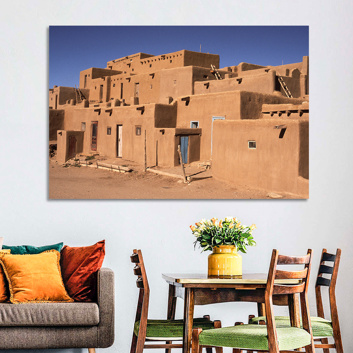 Taos Pueblo North House Wall Art