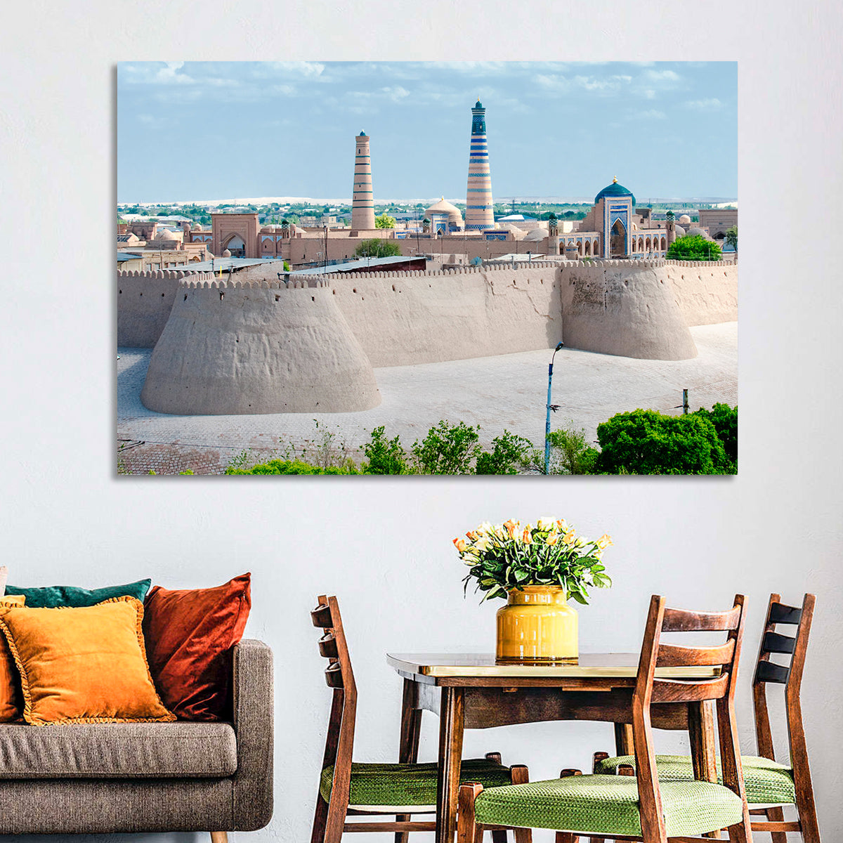 Itchan Kala, Khiva Wall Art in a room, landscape