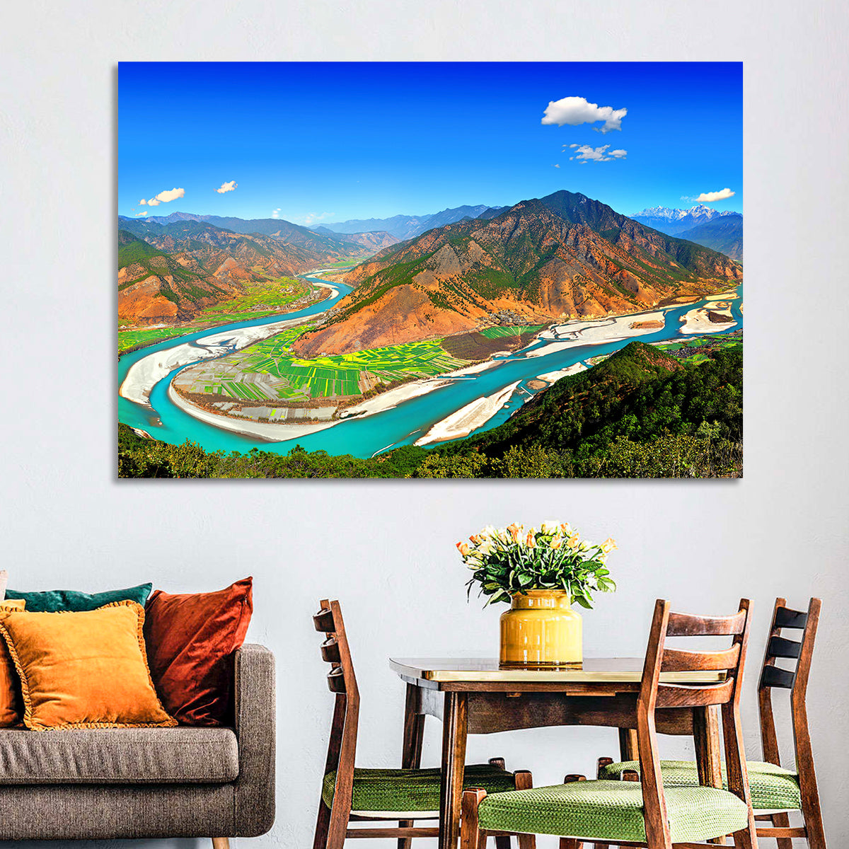 First Bend of the Yangtze, Lijiang Wall Art