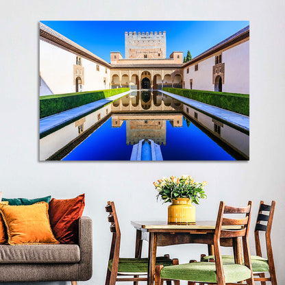 Court of the Myrtles, Alhambra Granada Wall Art