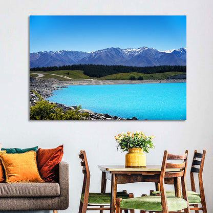 Lake Pukaki Turquoise View Wall Art