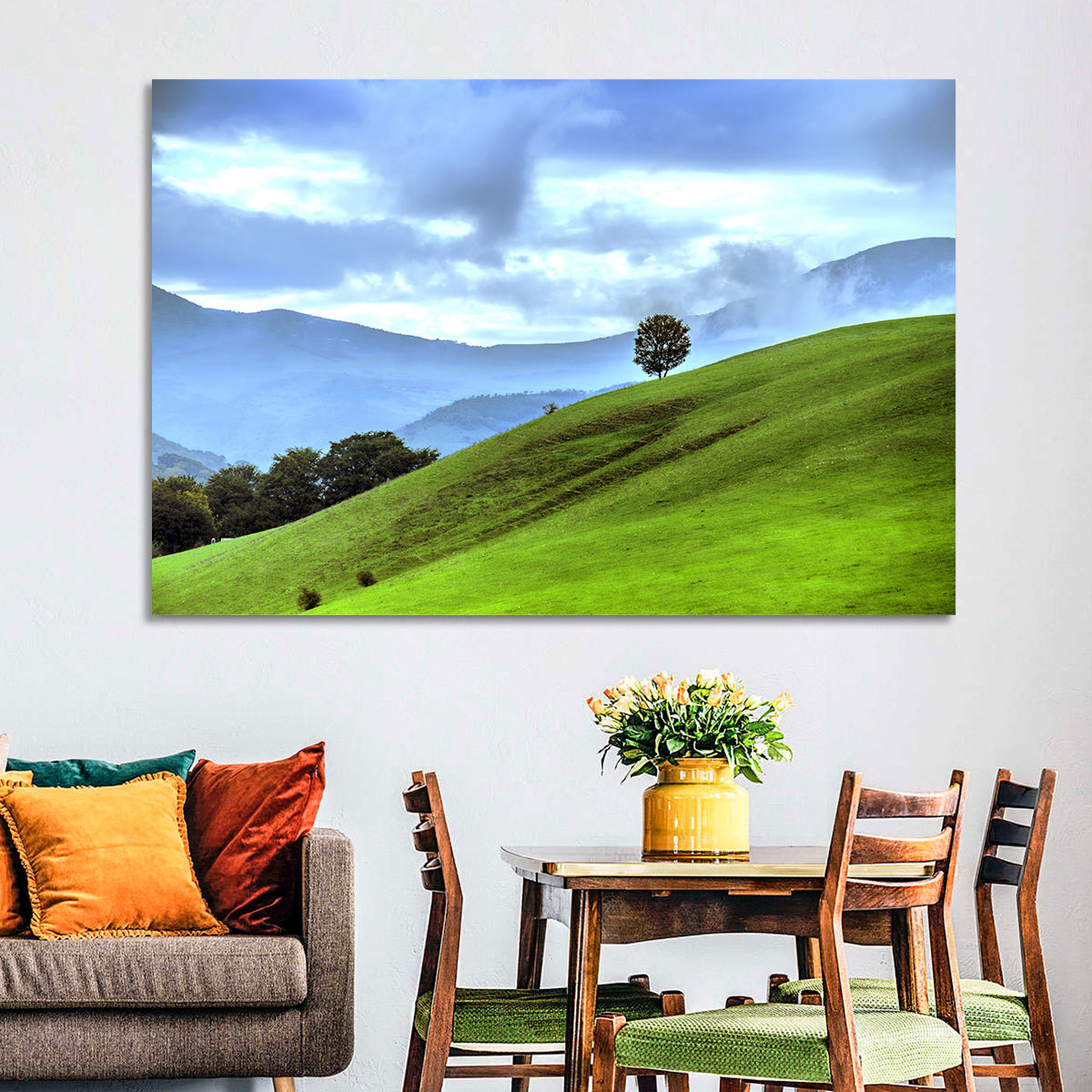 Talish Hillside with Lone Tree Wall Art