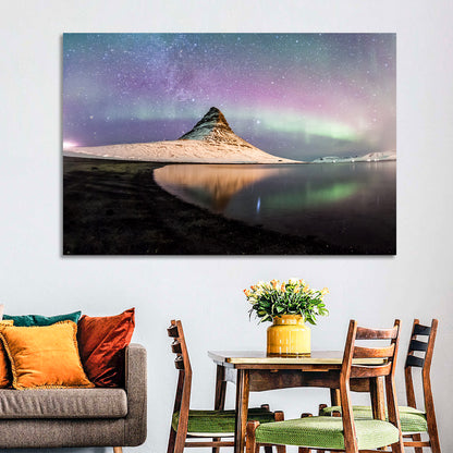 Kirkjufell Under the Milky Way Wall Art