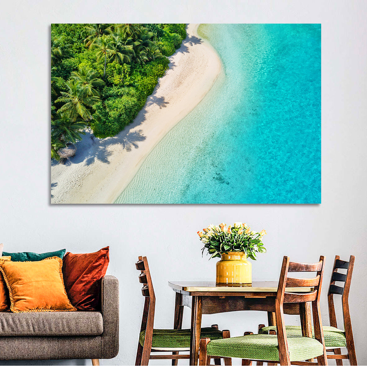 Secluded Tropical Beach Wall Art