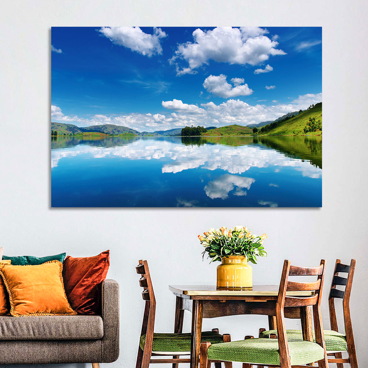Bunyonyi Lake Reflection Wall Art