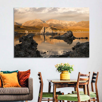Mono Lake Tufa at Golden Hour Wall Art