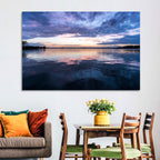 Lake Norman Sunset Reflection Wall Art