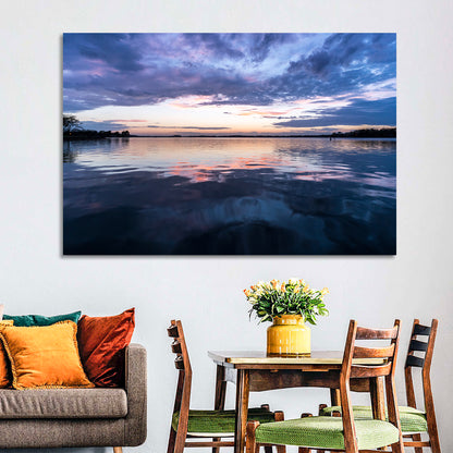 Lake Norman Sunset Reflection Wall Art
