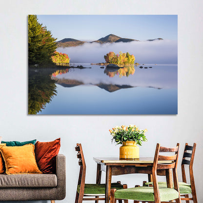 Autumn Morning at Chittenden Lake, Vermont Wall Art