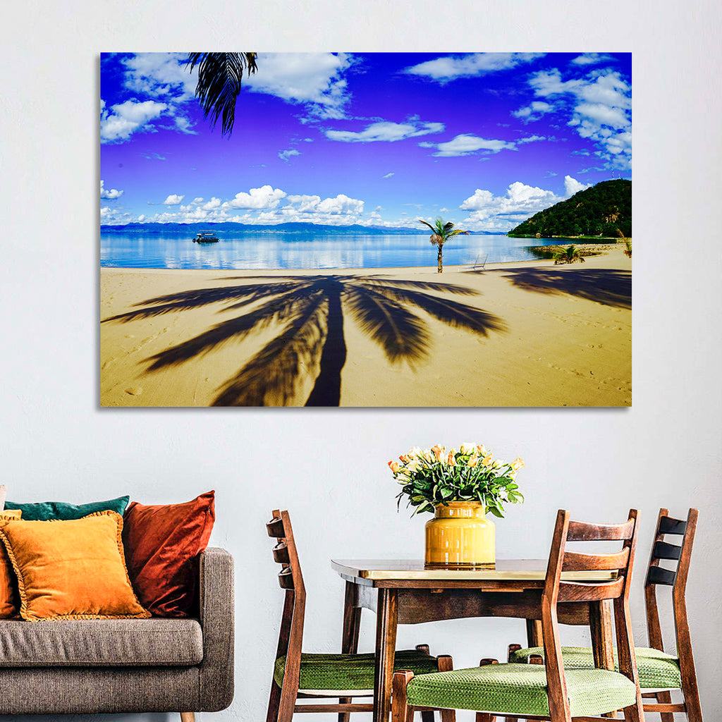 Lake Malawi Palm Shadow Wall Art