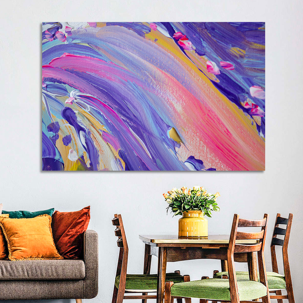 Sliding Hill Brushstrokes Wall Art