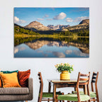 Island Lake Reflection, Montana Wall Art