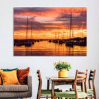 Lake Norman Harbor Sunset Wall Art