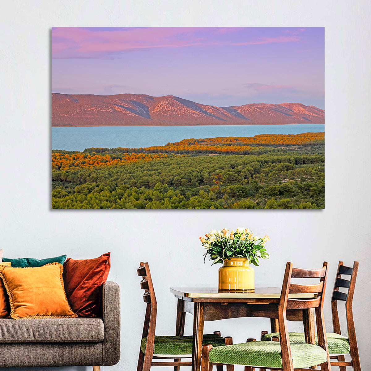 Lake Vrana Golden Hour Wall Art