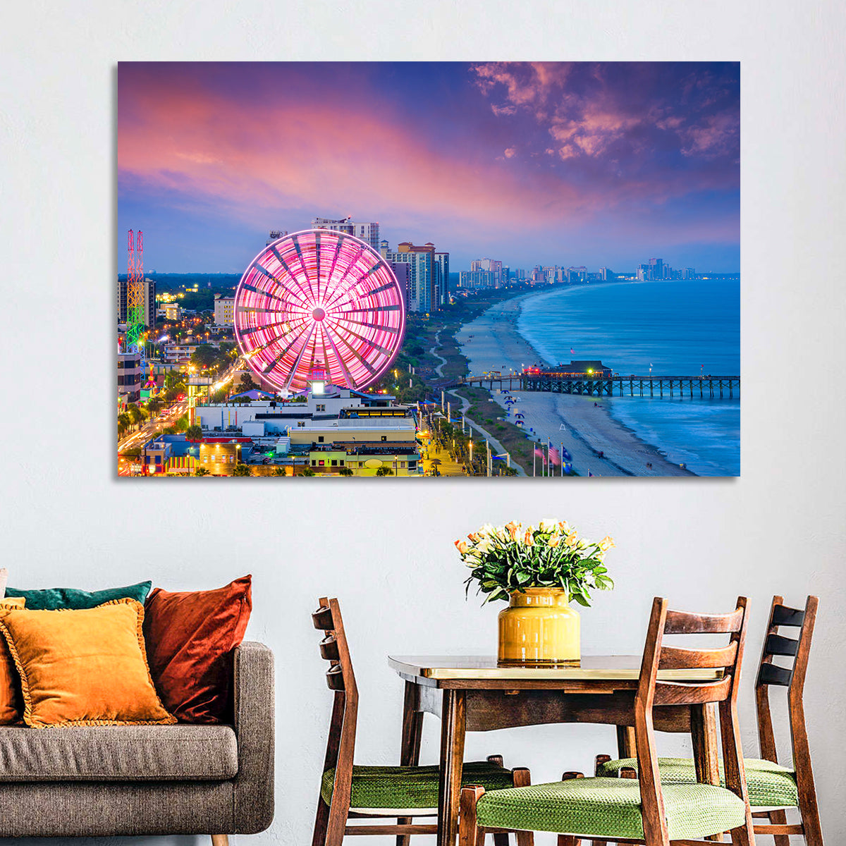 Coastline Myrtle Beach Wall Art