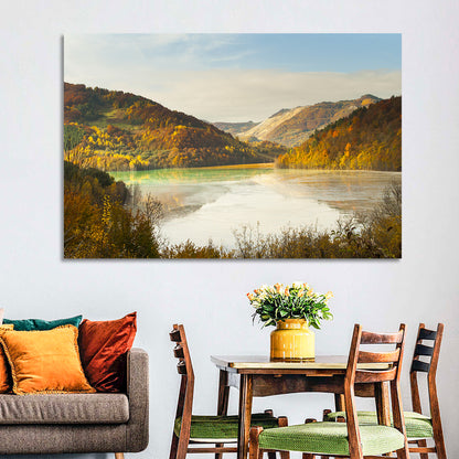 Bright Green Tailings Lake Wall Art