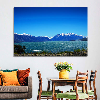 Lake Ohau Snow Peaks Wall Art