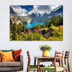 Oeschinensee Summer Landscape Wall Art