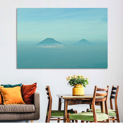 Sumbing and Sindoro Volcanoes Wall Art