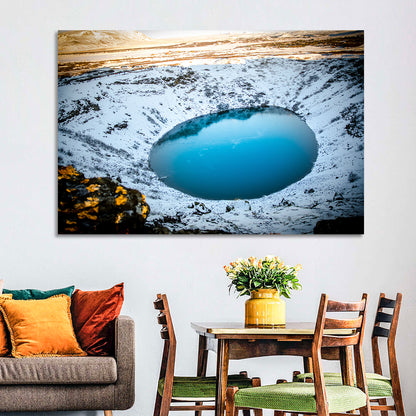 Kerid Crater Lake Wall Art