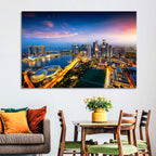 Marina Bay Twilight Singapore Wall Art