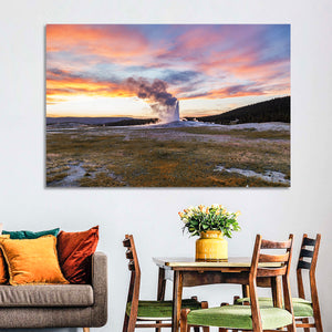 Old Faithful Cone Geyser Wall Art