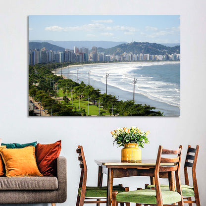 Santos Beach Promenade Wall Art