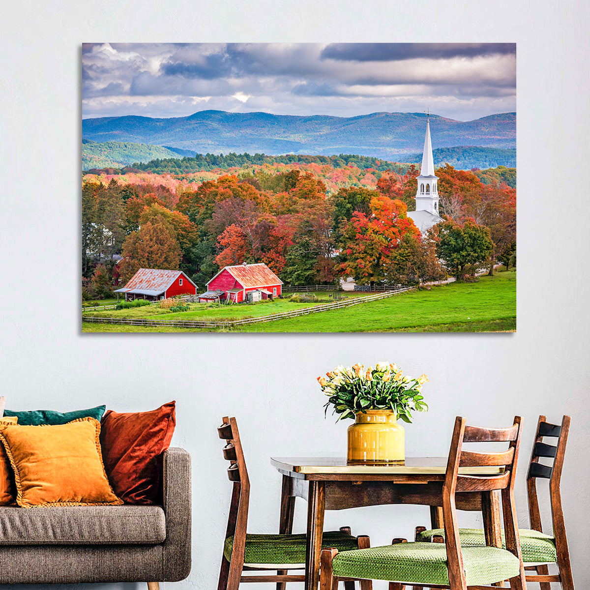 Peacham Autumn Pasture Wall Art