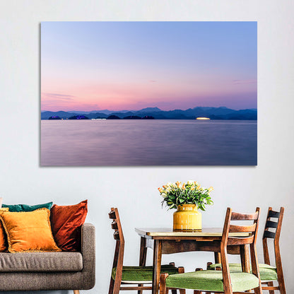 Hangzhou Thousand Island Lake at Dusk Wall Art