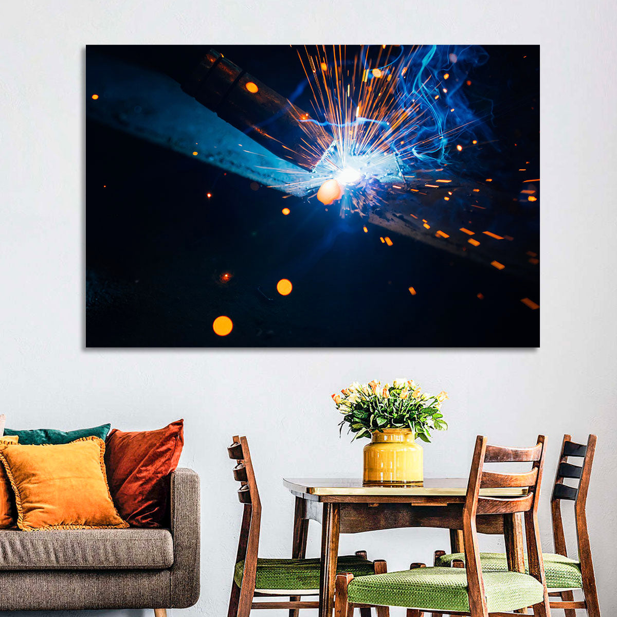 Molten Metal Sparks Wall Art
