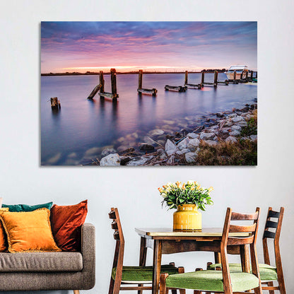 Bayou Lafourche Sunrise Wall Art