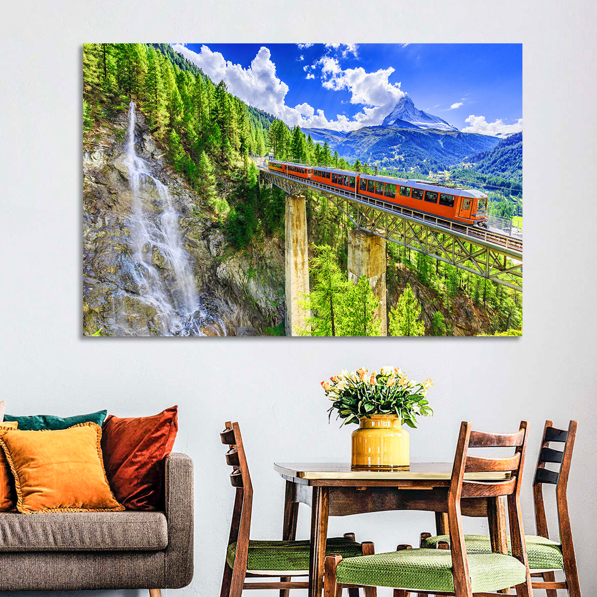 Gornergrat Tourist Train Wall Art