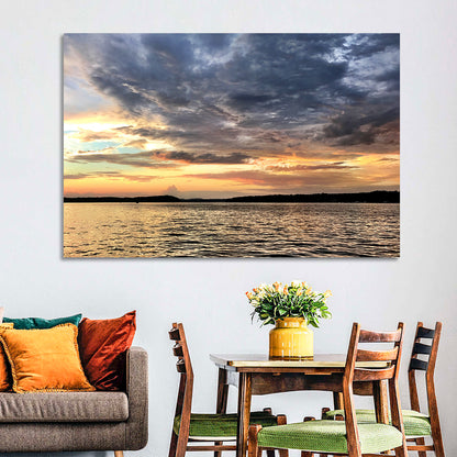 Lake Tillery Sunset Wall Art