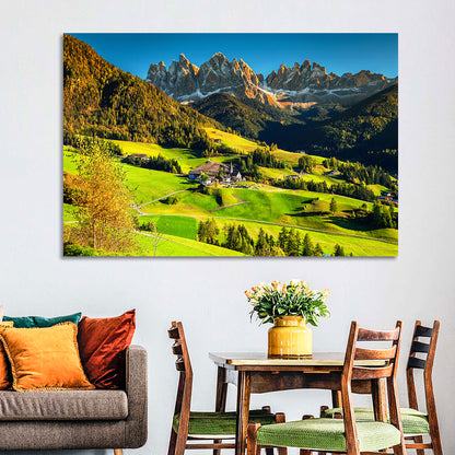 Santa Maddalena, Val Di Funes Wall Art