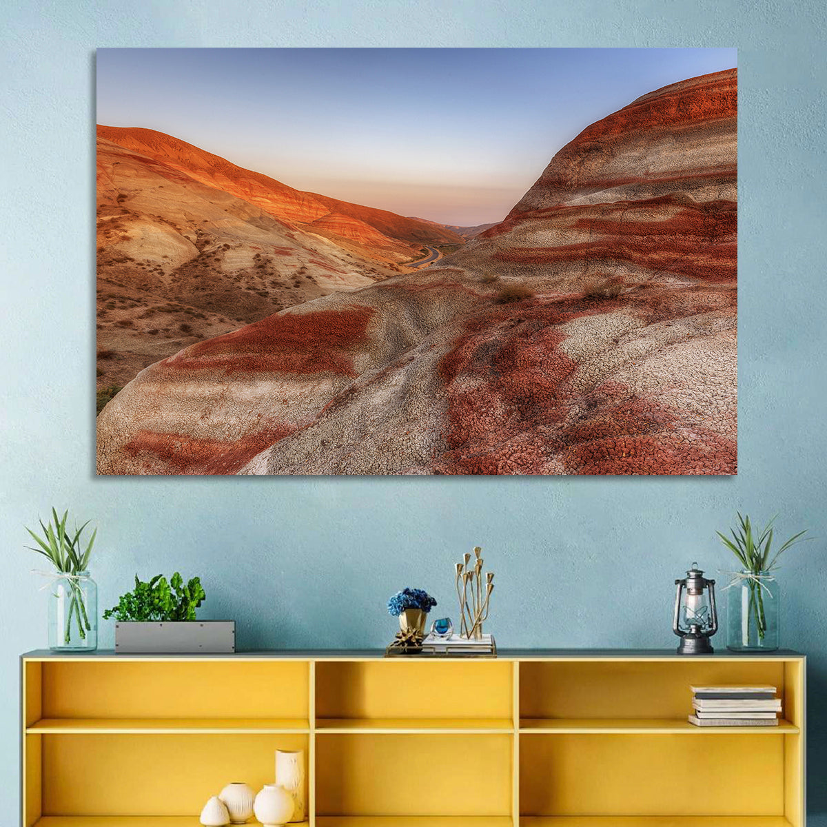 Khizi Candy Cane Mountains Wall Art