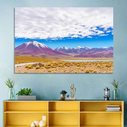 Lascar Snow-capped Volcano Wall Art