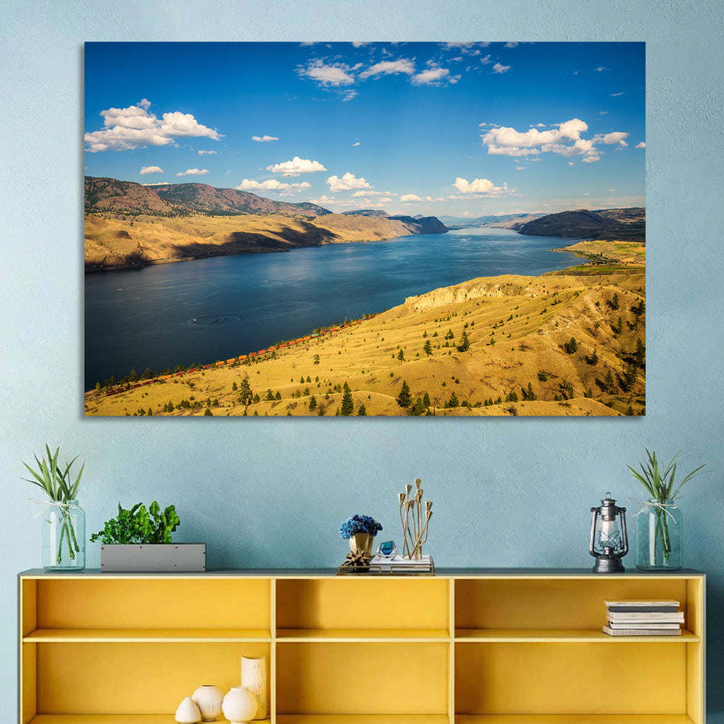 Kamloops Lake Shoreline View Wall Art