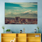 Yerevan Skyline with Mount Ararat Wall Art