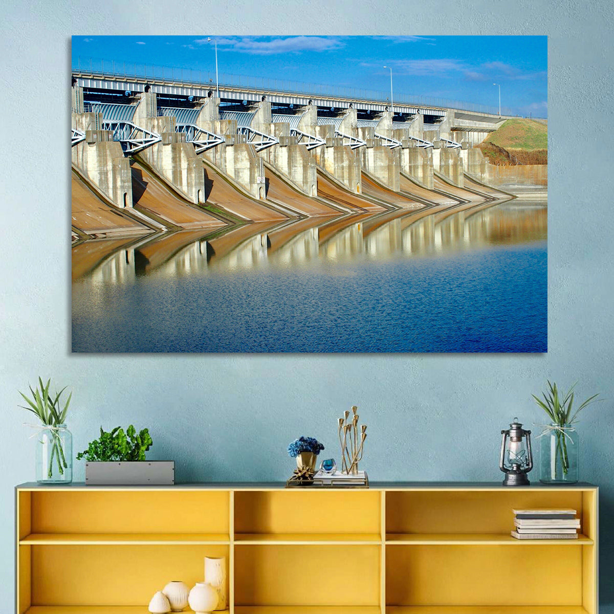 Lavon Dam Spillways Wall Art