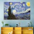 Starry Night Over Saint-rémy Wall Art