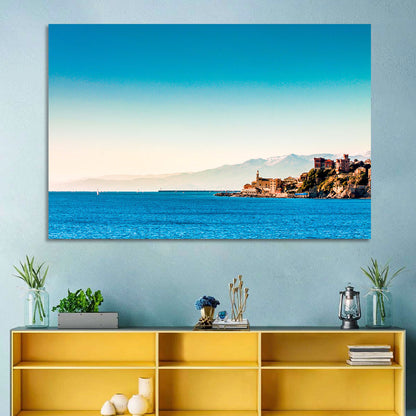 Genoa Coastal Seascape Wall Art