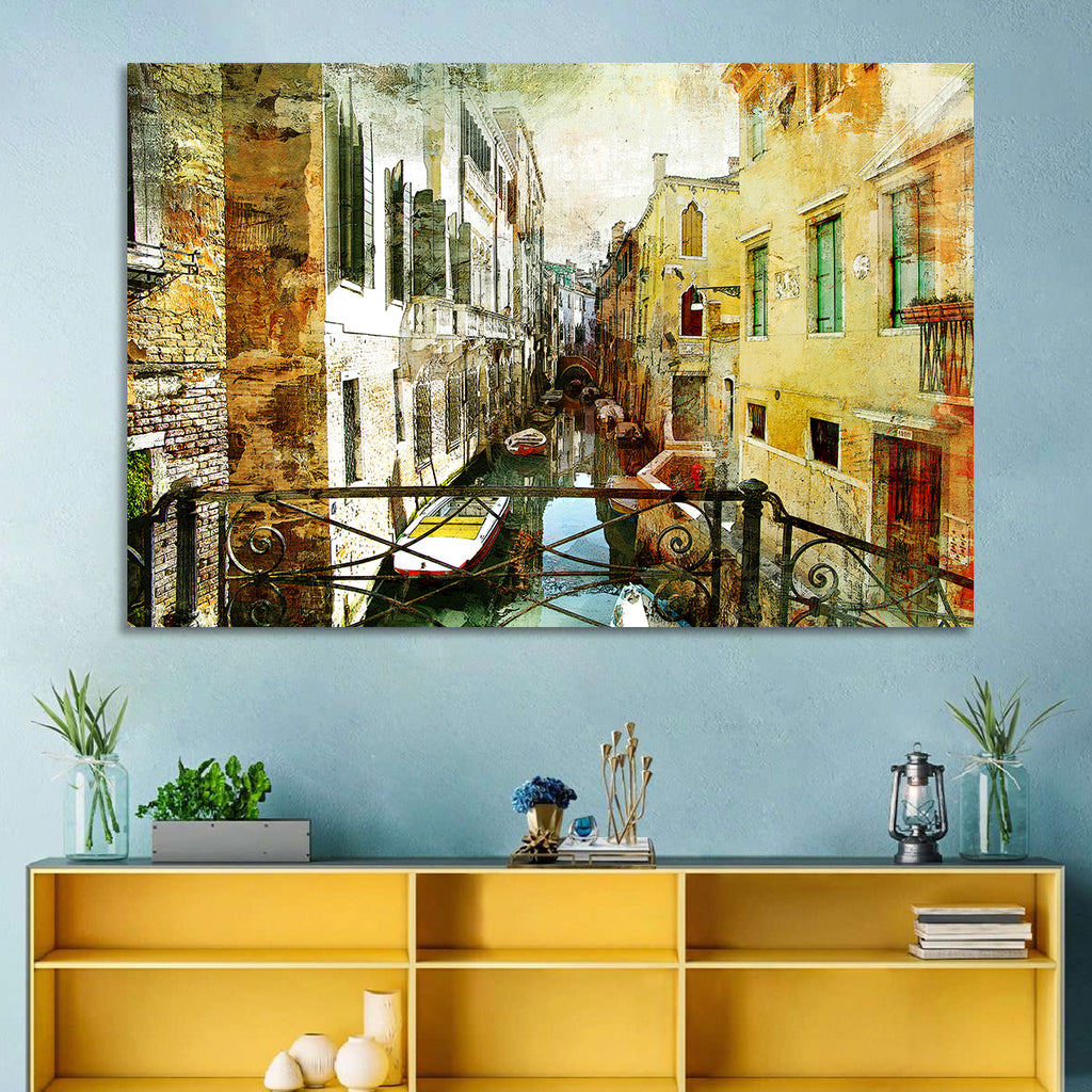 Venice Canal View Wall Art