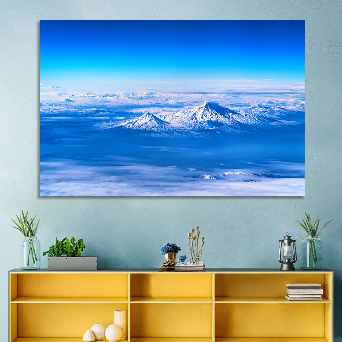 Mount Ararat Above Clouds Wall Art