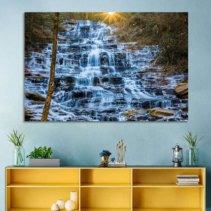 Minnehaha Falls Winter Cascade Wall Art