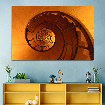 Vortex Spiral Staircase Wall Art